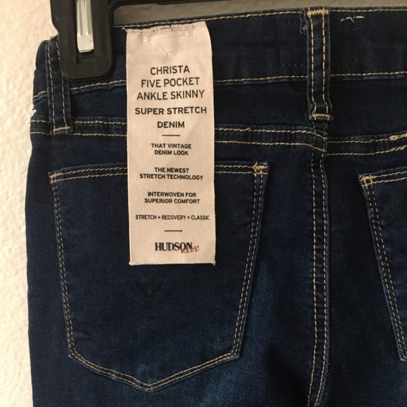 Hudson Girls' Christa Release-Hem Skinny Jeans - Picture 6 of 6